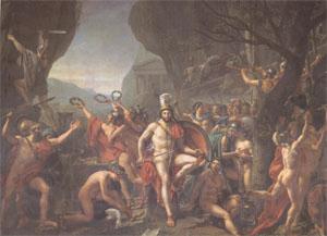 Jacques-Louis  David Leonidas at Thermopylae (mk05) Germany oil painting art
